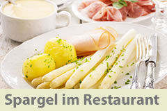 Viele Restaurants haben unseren Badischen Spargel auf ihrer Speisekarte. Hier finden sie die Liste.